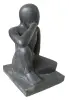 Product image 3 of the product “Sculpture of seated thinking Person, 52 cm ”